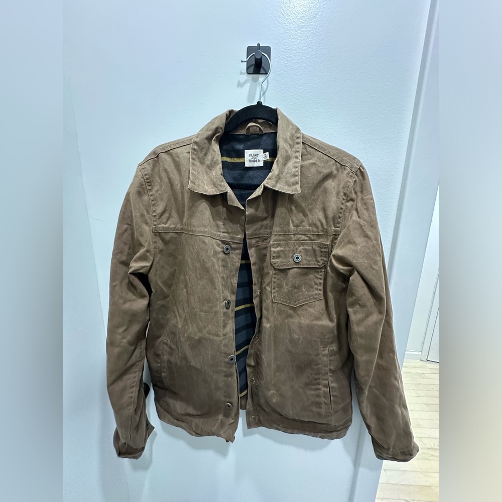 Huckberry Flint and tinder wax jacket Small